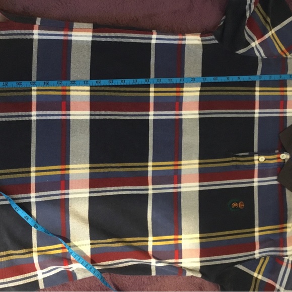 NWOT Vintage Ralph Lauren Chaps Black/ Red Label Mens Polo Shirt - Picture 11 of 15